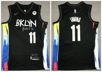 Kyrie Irving Brooklyn Nets black jersey