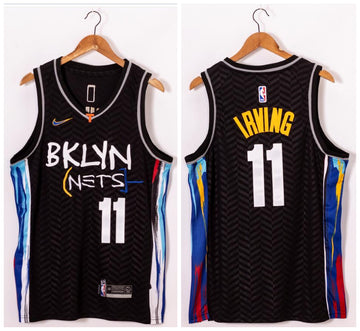 Kyrie Irving Brooklyn Nets black jersey