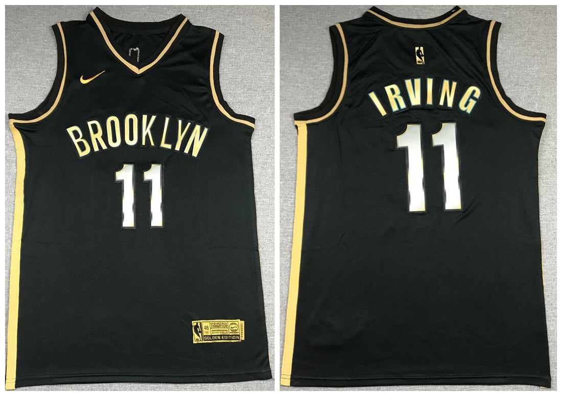 Kyrie Irving Brooklyn Nets black jersey