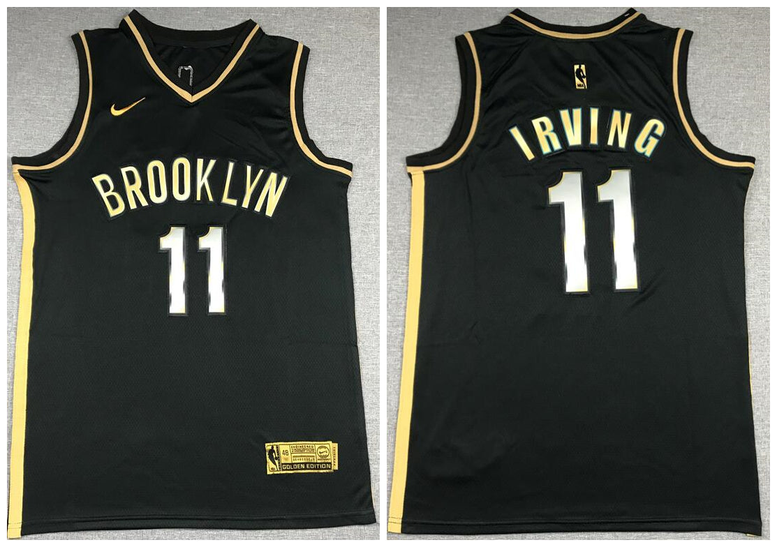 Kyrie Irving Brooklyn Nets black jersey