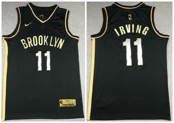 Kyrie Irving Brooklyn Nets black jersey