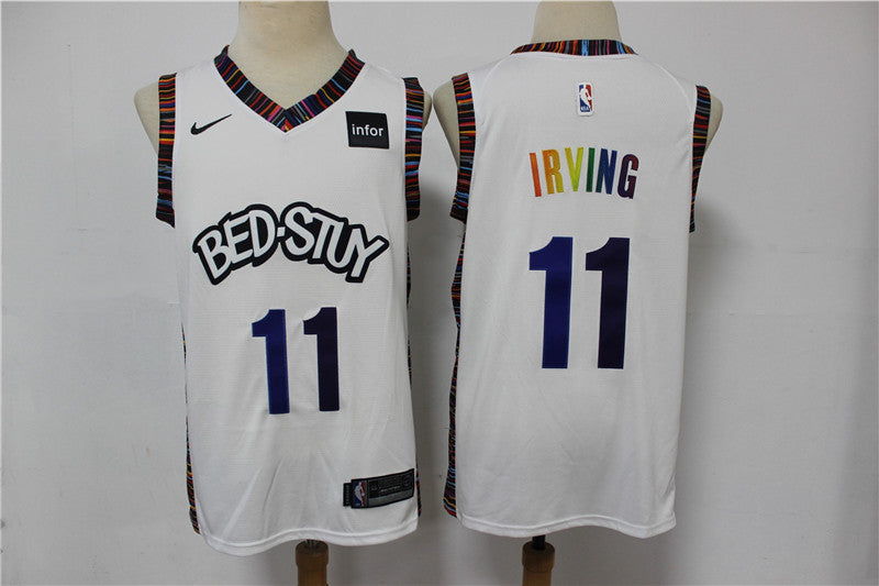 Kyrie Irving Brooklyn Nets white jersey