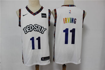 Kyrie Irving Brooklyn Nets white jersey