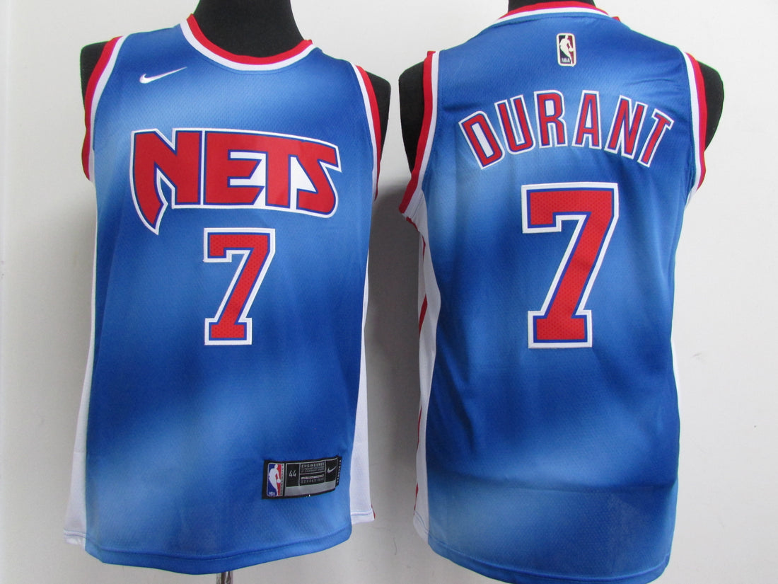 Kevin Durant Brooklyn Nets blue Classic jersey