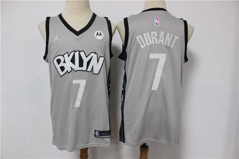 Kevin Durant Brooklyn Nets gray jersey