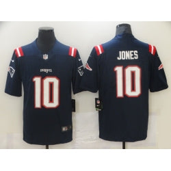 Mac Jones New England Patriots navy Vapor jersey