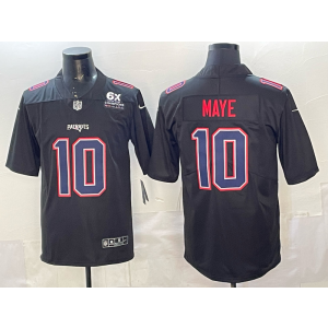 Maye New England Patriots black Vapor jersey