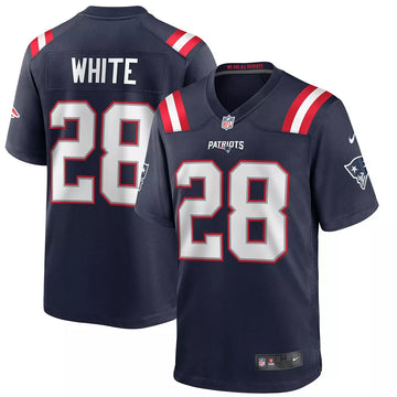 James White New England Patriots navy Vapor jersey