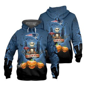 Halloween Costume Pullover Hoodie New England Patriots jersey