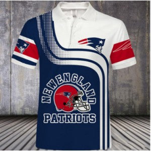 Helmet Logo Polo New England Patriots jersey