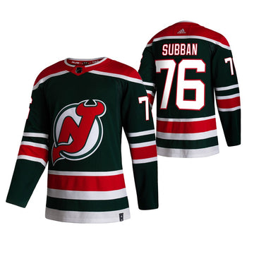 New P.K. Subban New Jersey Devils green Reverse Retro jersey
