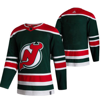 New Blank New Jersey Devils green Reverse Retro jersey