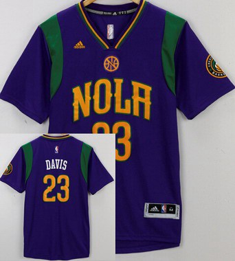 Anthony Davis Revolution New Orleans Pelicans purple jersey