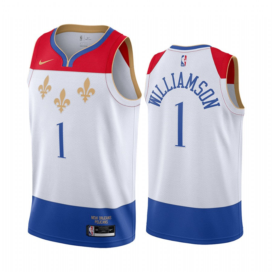 Willamson New Orleans Pelicans white jersey