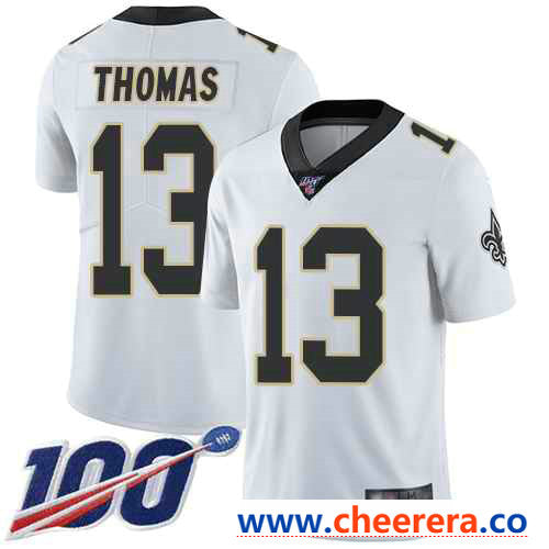 Michael Thomas New Orleans Saints white Vapor jersey