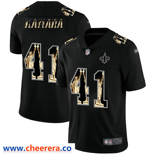Alvin Kamara New Orleans Saints black Limited jersey
