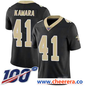 Alvin Kamara New Orleans Saints black Vapor jersey