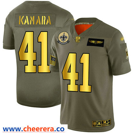 Alvin Kamara New Orleans Saints camo Salute To Service jersey