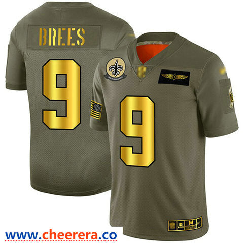 Drew Brees New Orleans Saints camo Salute To Service jersey