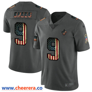 Drew Brees Carbon New Orleans Saints black Limited jersey