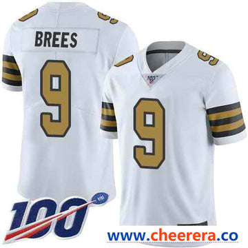 Drew Brees New Orleans Saints white Limited jersey