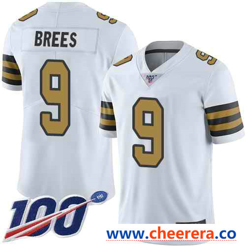 Drew Brees New Orleans Saints white Limited jersey