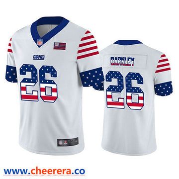 Saquon Barkley New York Giants white Limited jersey