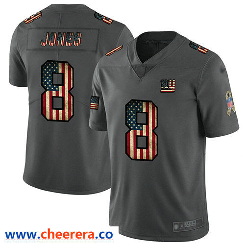 Daniel Jones Carbon New York Giants black Limited jersey