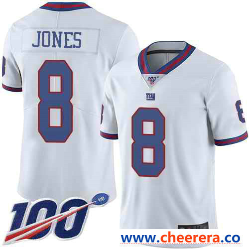 Daniel Jones New York Giants white Limited jersey
