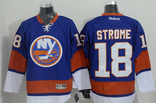 Ryan Strome New York Islanders blue jersey
