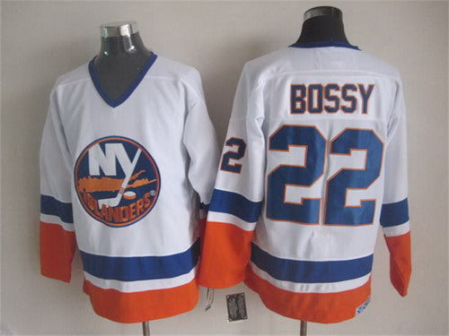 Mike Bossy New York Islanders white Throwback jersey