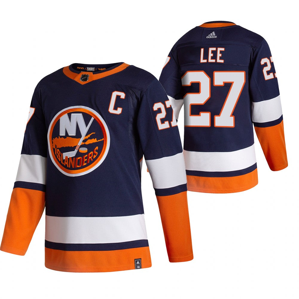 Anders Lee New York Islanders navy Reverse Retro jersey