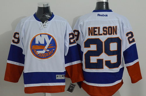 Brock Nelson New York Islanders white jersey