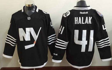 Jaroslav Halak New York Islanders black Alternate jersey