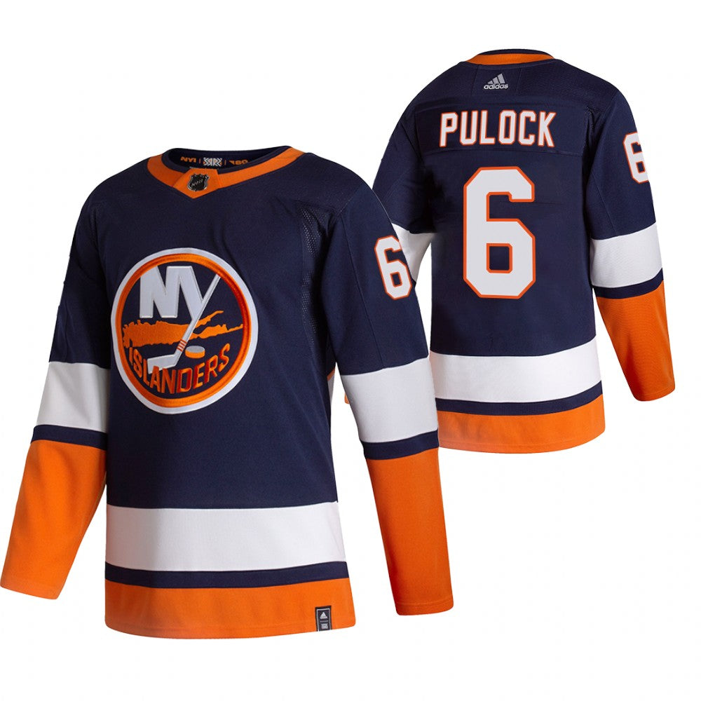Ryan Pulock New York Islanders navy Reverse Retro jersey