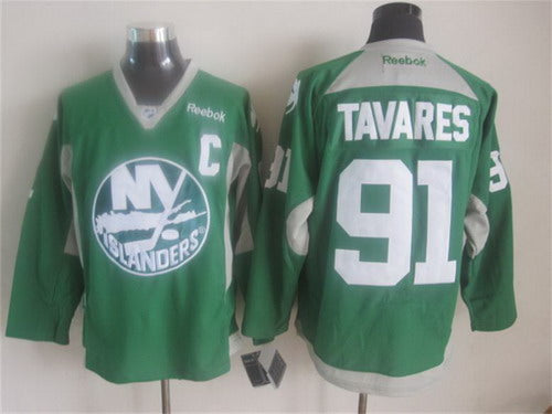 John Tavares New York Islanders green jersey