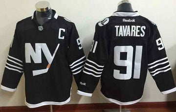 John Tavares New York Islanders black Alternate jersey