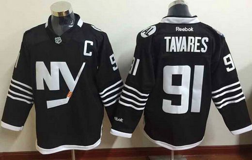 John Tavares New York Islanders black Alternate jersey