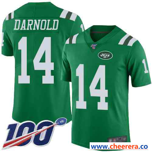 Sam Darnold New York Jets green Limited jersey
