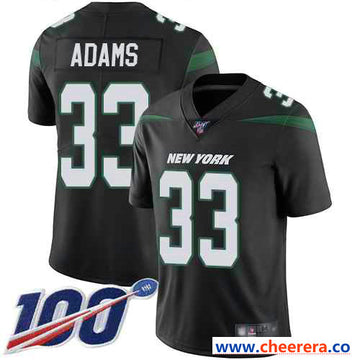 Jamal Adams New York Jets black Vapor jersey