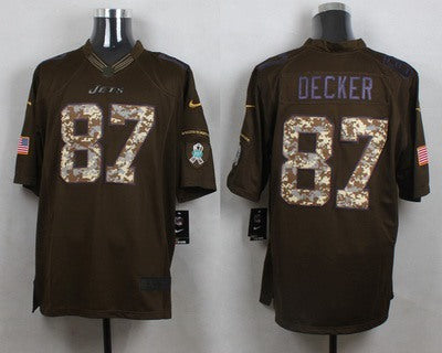 Eric Decker New York Jets green Salute To Service jersey