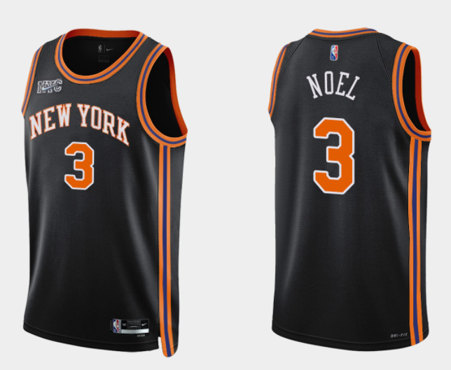 Nerlens Noel New York Knicks black jersey