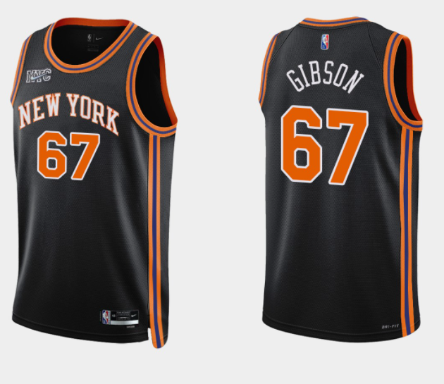 Taj Gibson New York Knicks black jersey