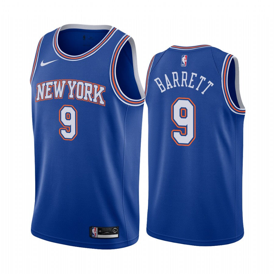 Barrett New York Knicks blue jersey