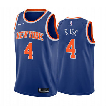 Rose New York Knicks blue jersey
