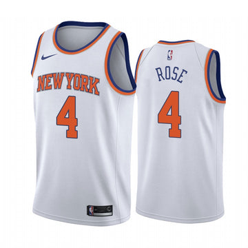 Rose New York Knicks white jersey
