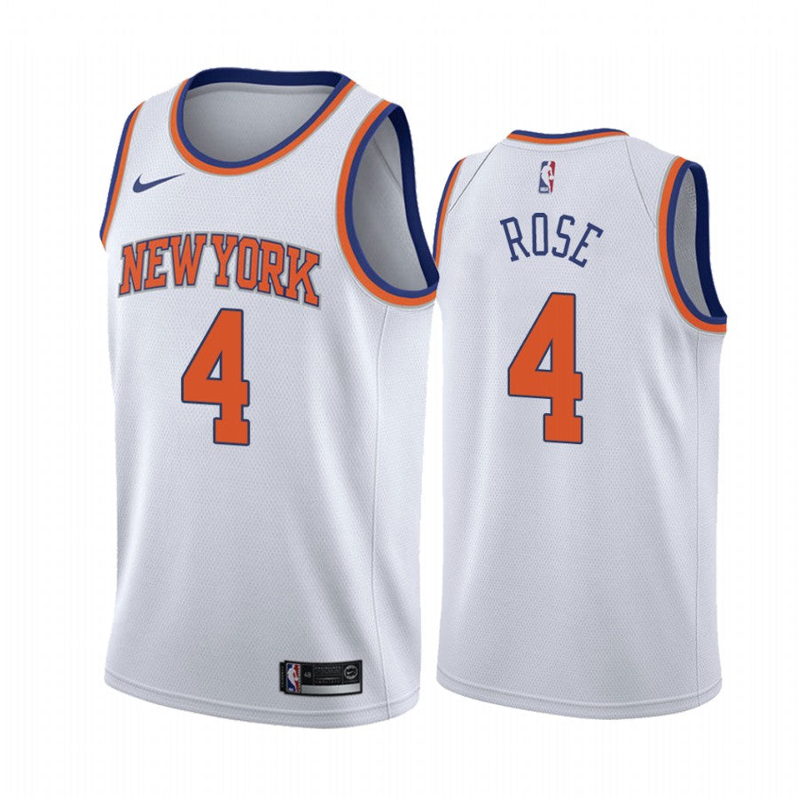 Rose New York Knicks white jersey