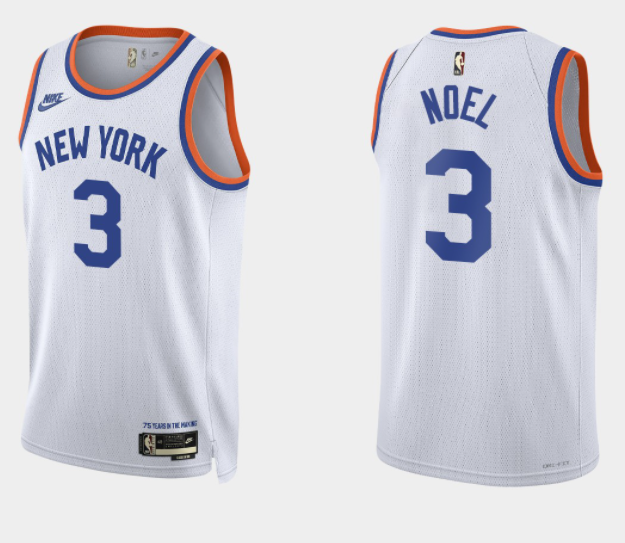 Nerlens Noel New York Knicks white Classic jersey