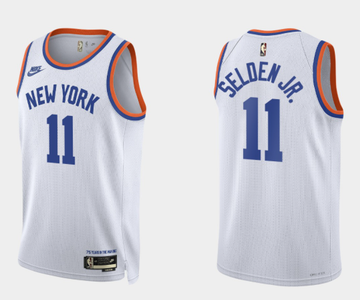 Wayne Selden Jr New York Knicks white Classic jersey