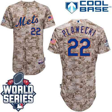 Kevin Plawecki New York Mets camo Authentic jersey